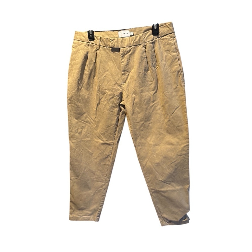 Topman Men's Chino Khaki Pants Size 34x32